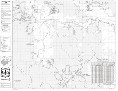 Lolo National Forest Ninemile Ranger District South MVUM 2020 Preview 1