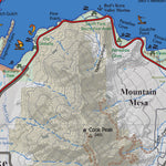 Kern River Sierra Outdoor Recreation Topo Map, South Side Preview 2