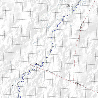 Getlost Map 6663 BALLYS LAGOON Topographic Map V14d 1:75,000 QLD Preview 3