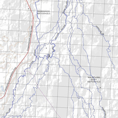 Getlost Map 6849 MARDUROO Topographic Map V14d 1:75,000 QLD Preview 3