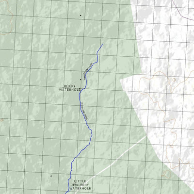 Getlost Map 6651 MOUNT WHELAN Topographic Map V14d 1:75,000 QLD Preview 2