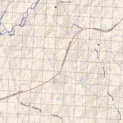 Getlost Map 6846 ROSEBERTH Topographic Map V14d 1:75,000 QLD Preview 3