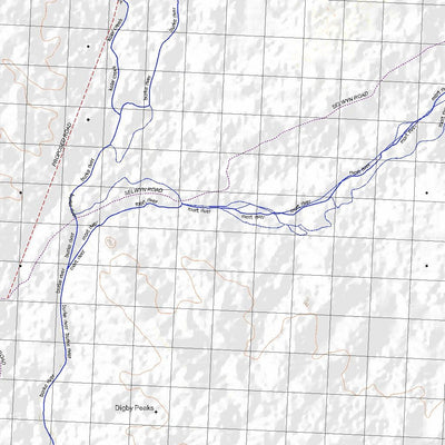 Getlost Map 6953 DIGBY PEAKS Topographic Map V14d 1:75,000 QLD Preview 3