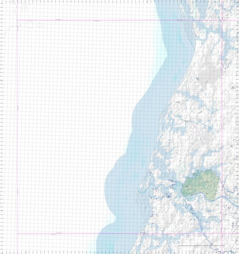 Getlost Map 7165 DINAH ISLAND Topographic Map V14d 1:75,000 QLD Preview 1