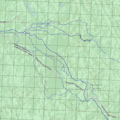 Getlost Map 7050 SPRINGVALE Topographic Map V14d 1:75,000 QLD Preview 3