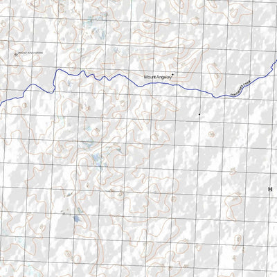 Getlost Map 7055 MOUNT ANGELAY Topographic Map V14d 1:75,000 QLD Preview 2