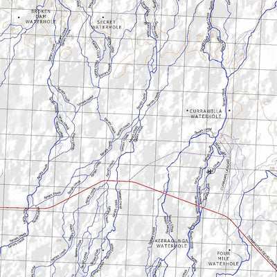 Getlost Map 7147 CURRAWILLA Topographic Map V14d 1:75,000 QLD Preview 3