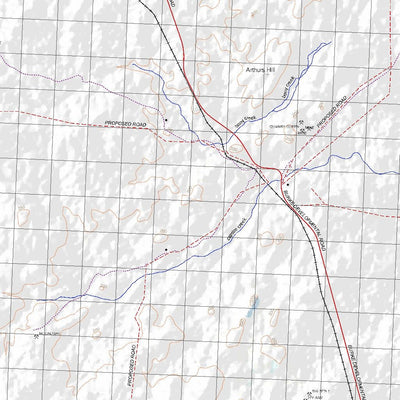 Getlost Map 6957 QUAMBY Topographic Map V14d 1:75,000 QLD Preview 3