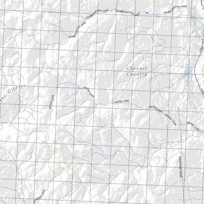 Getlost Map 7244 BUNCHEEDA SWAMP Topographic Map V14d 1:75,000 QLD Preview 2