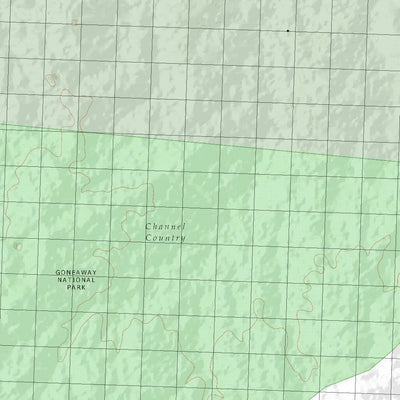 Getlost Map 7350 TONKORO Topographic Map V14d 1:75,000 QLD Preview 2