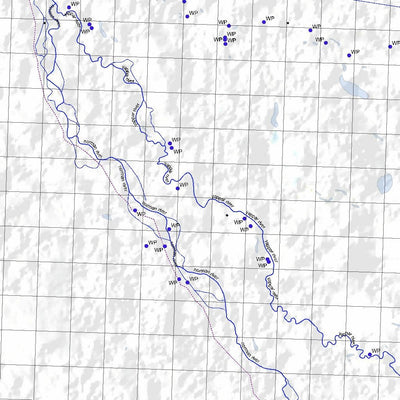 Getlost Map 7161 BROWN CREEK Topographic Map V14d 1:75,000 QLD Preview 3