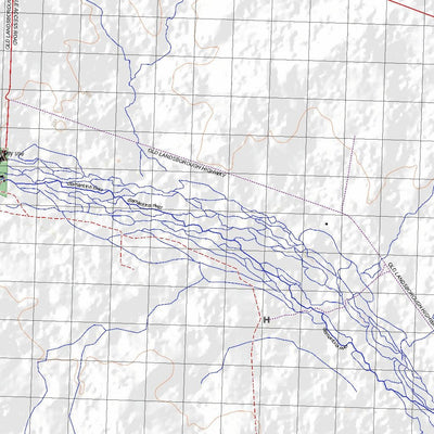 Getlost Map 7354 DAGWORTH Topographic Map V14d 1:75,000 QLD Preview 3