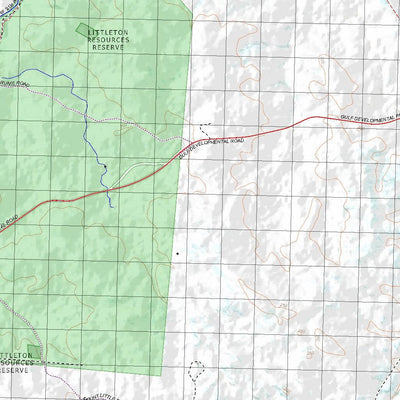 Getlost Map 7461 GILBERT RIVER Topographic Map V14d 1:75,000 QLD Preview 2