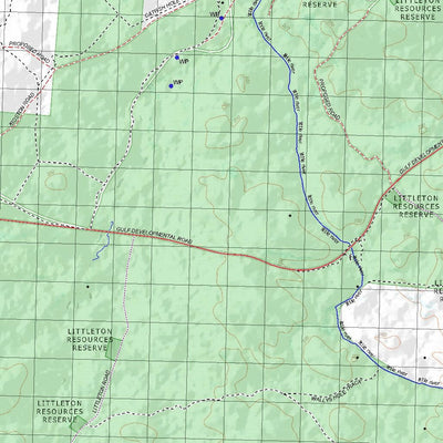 Getlost Map 7461 GILBERT RIVER Topographic Map V14d 1:75,000 QLD Preview 3