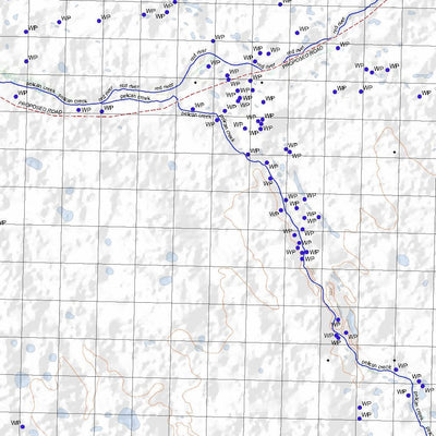 Getlost Map 7463 CROOKED CREEK Topographic Map V14d 1:75,000 QLD Preview 3