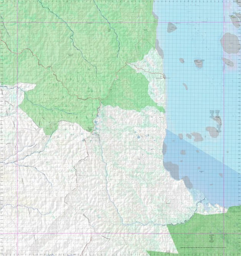 Getlost Map 7474 SHELBURNE BAY Topographic Map V14d 1:75,000 QLD Preview 1