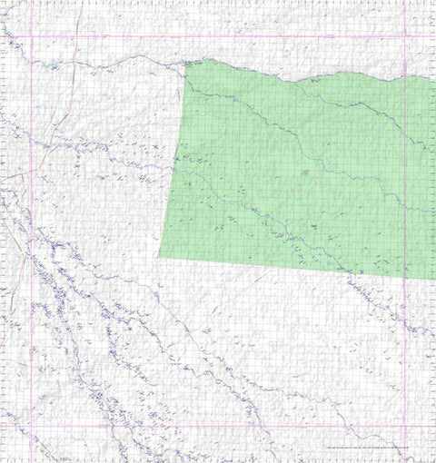 Getlost Map 7364 STAATEN RIVER Topographic Map V14d 1:75,000 QLD Preview 1