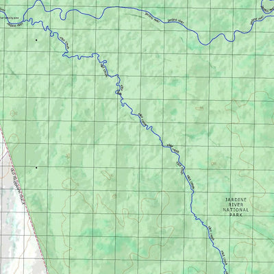Getlost Map 7375 VRILYA POINT Topographic Map V14d 1:75,000 QLD Preview 3