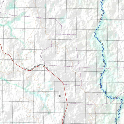 Getlost Map 7372 YORK DOWNS Topographic Map V14d 1:75,000 QLD Preview 3