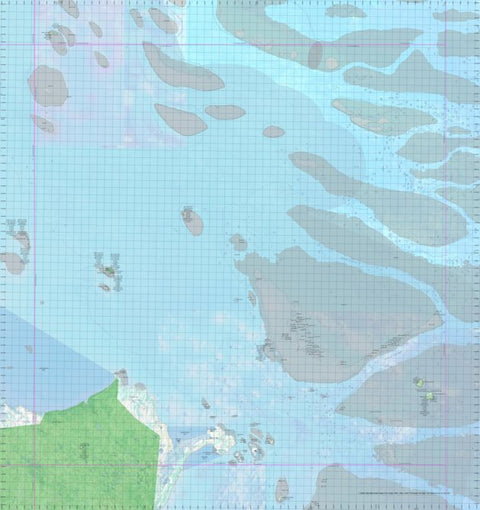 Getlost Map 7574 CAPE GRENVILLE Topographic Map V14d 1:75,000 QLD Preview 1