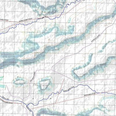 Getlost Map 7656 MARATHON Topographic Map V14d 1:75,000 QLD Preview 3