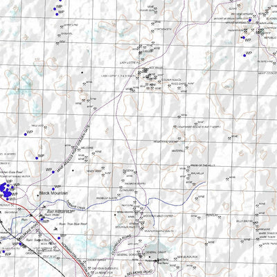 Getlost Map 7361 CROYDON Topographic Map V14d 1:75,000 QLD Preview 3