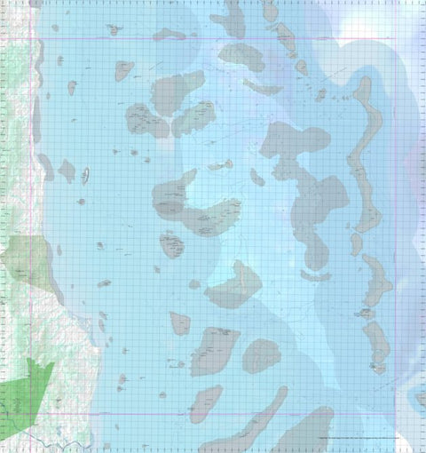 Getlost Map 7671 CAPE SIDMOUTH Topographic Map V14d 1:75,000 QLD Preview 1