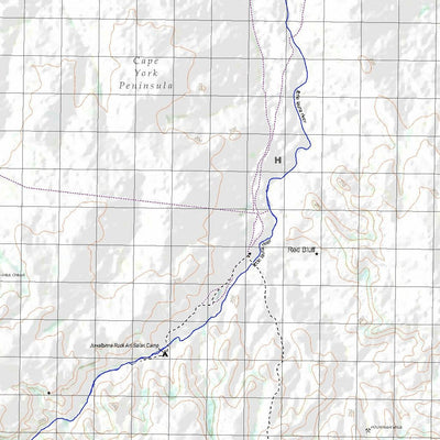Getlost Map 7766 LAURA Topographic Map V14d 1:75,000 QLD Preview 2