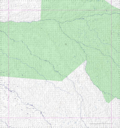 Getlost Map 7464 PANDANUS CREEK Topographic Map V14d 1:75,000 QLD Preview 1