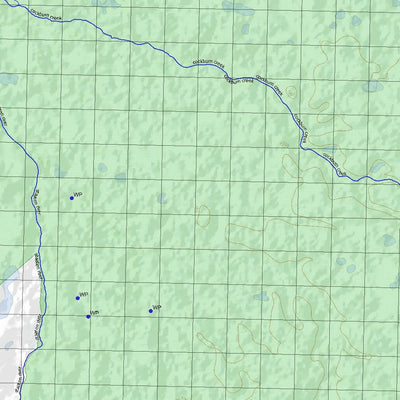 Getlost Map 7464 PANDANUS CREEK Topographic Map V14d 1:75,000 QLD Preview 3