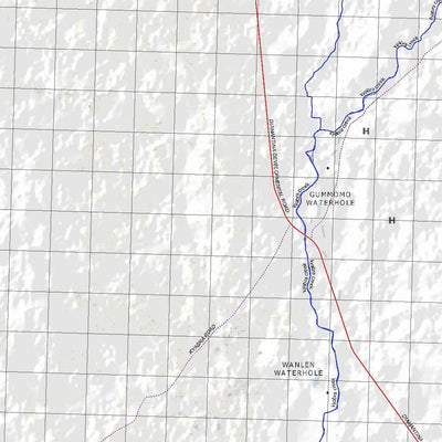 Getlost Map 7545 THYLUNGRA Topographic Map V14d 1:75,000 QLD Preview 3