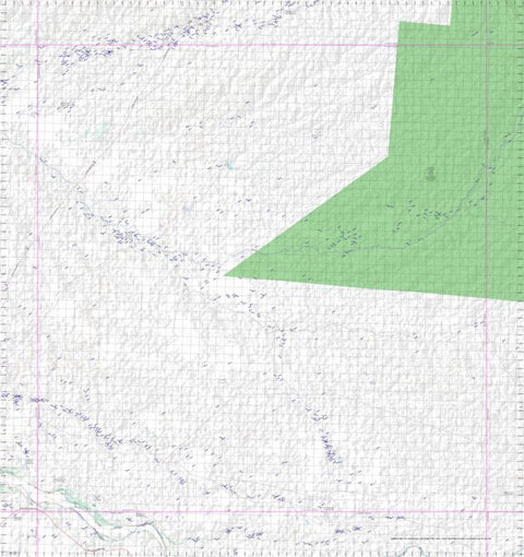 Getlost Map 7466 PETERS LAGOON Topographic Map V14d 1:75,000 QLD Preview 1