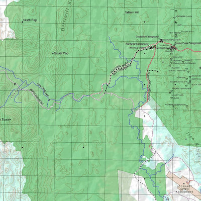 Getlost Map 7572 CAPE WEYMOUTH Topographic Map V14d 1:75,000 QLD Preview 2