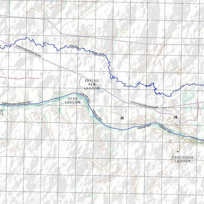 Getlost Map 7468 STRATHMAY Topographic Map V14d 1:75,000 QLD Preview 3