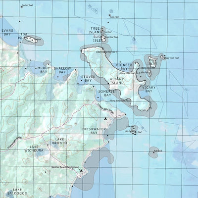 Getlost Map 7476 CAPE YORK Topographic Map V14d 1:75,000 QLD Preview 3