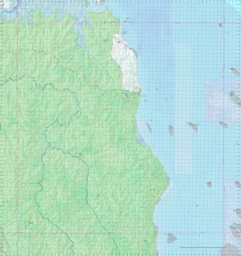 Getlost Map 7475 ORFORD BAY Topographic Map V14d 1:75,000 QLD Preview 1