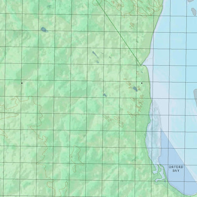 Getlost Map 7475 ORFORD BAY Topographic Map V14d 1:75,000 QLD Preview 2