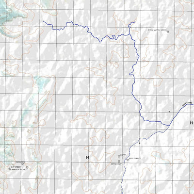 Getlost Map 7859 BURGES Topographic Map V14d 1:75,000 QLD Preview 2