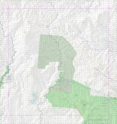 Getlost Map 7857 WHITE MOUNTAINS Topographic Map V14d 1:75,000 QLD Preview 1