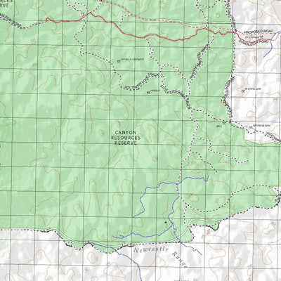 Getlost Map 7660 FORSAYTH Topographic Map V14d 1:75,000 QLD Preview 3