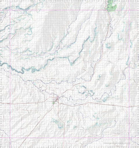 Getlost Map 7756 HUGHENDEN Topographic Map V14d 1:75,000 QLD Preview 1
