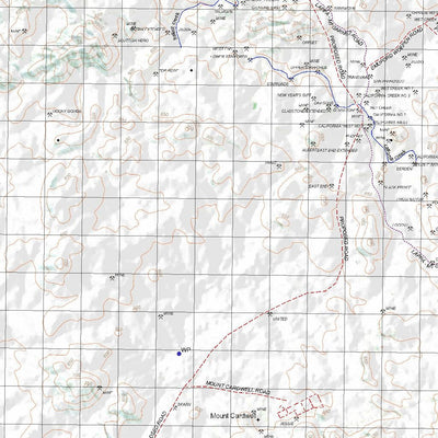 Getlost Map 7862 BULLOCK CREEK Topographic Map V14d 1:75,000 QLD Preview 3
