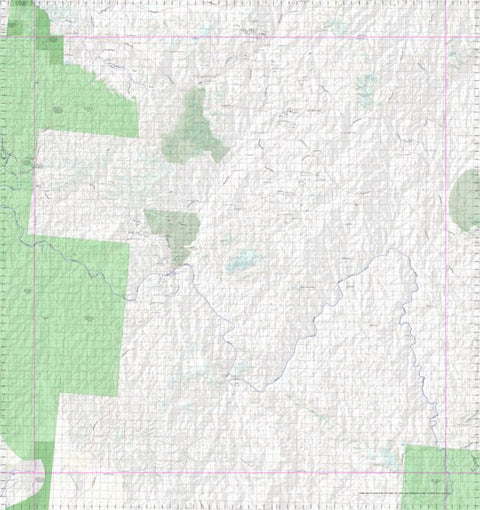 Getlost Map 7659 GILBERTON Topographic Map V14d 1:75,000 QLD Preview 1