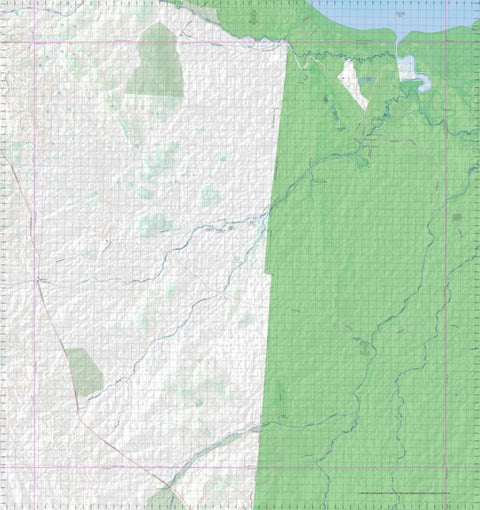 Getlost Map 7668 MARINA PLAINS Topographic Map V14d 1:75,000 QLD Preview 1