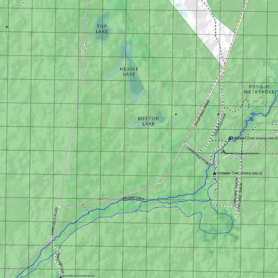 Getlost Map 7668 MARINA PLAINS Topographic Map V14d 1:75,000 QLD Preview 3