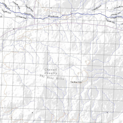 Getlost Map 7344 MOUNT HOWITT Topographic Map V14d 1:75,000 QLD Preview 2