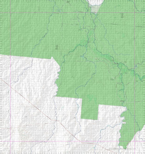 Getlost Map 7767 KENNEDY BEND Topographic Map V14d 1:75,000 QLD Preview 1