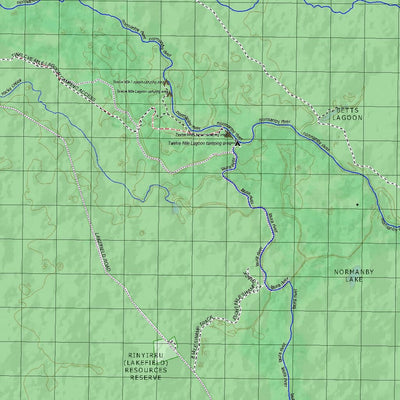 Getlost Map 7767 KENNEDY BEND Topographic Map V14d 1:75,000 QLD Preview 3