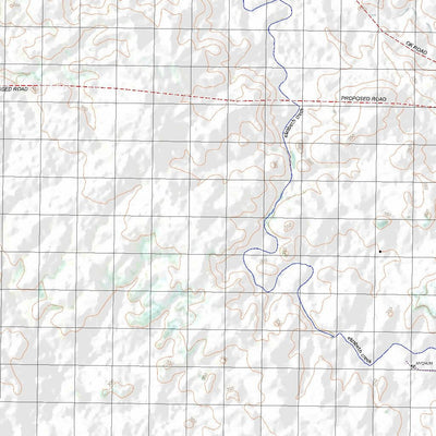 Getlost Map 7764 BELLEVUE Topographic Map V14d 1:75,000 QLD Preview 2
