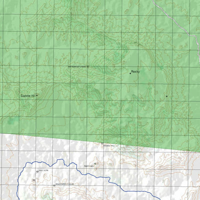 Getlost Map 7868 JEANNIE RIVER Topographic Map V14d 1:75,000 QLD Preview 2